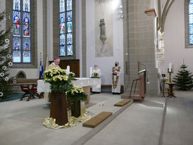 Diözesale Aussendung der Sternsinger des Bistums Fulda in St. Crescentius (Foto: Karl-Franz Thiede)